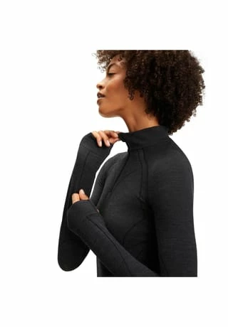 WT Zip Shirt w, 3000 BLACK, XS FALKE WT Zip Shirt W, 3000 BLACK, XS 3000 BLACK -Sloggi Shop unnamed file 1066