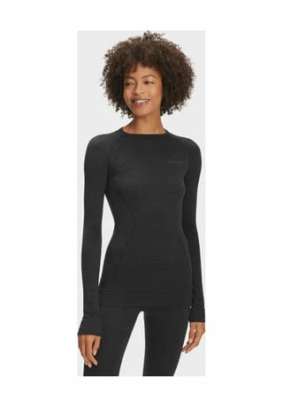 Funktions-Shirt, hoher Merinowolle-Anteil, uni, für Damen FALKE Funktions-Shirt, Hoher Merinowolle-Anteil, Uni, Für Damen 3000 BLACK -Sloggi Shop unnamed file 1069