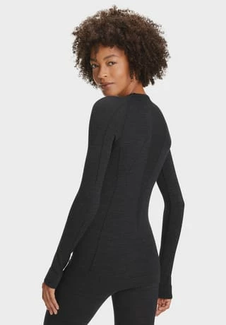 Funktions-Shirt, hoher Merinowolle-Anteil, uni, für Damen FALKE Funktions-Shirt, Hoher Merinowolle-Anteil, Uni, Für Damen 3000 BLACK -Sloggi Shop unnamed file 1071