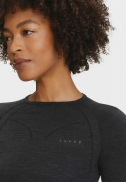 FALKE Funktions-Shirt, Hoher Merinowolle-Anteil, Uni, Für Damen 3000 BLACK 3 FALKE Funktions-Shirt, Hoher Merinowolle-Anteil, Uni, Für Damen 3000 BLACK -Sloggi Shop unnamed file 1072