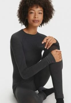 FALKE Funktions-Shirt, Hoher Merinowolle-Anteil, Uni, Für Damen 3000 BLACK 4 FALKE Funktions-Shirt, Hoher Merinowolle-Anteil, Uni, Für Damen 3000 BLACK -Sloggi Shop unnamed file 1073