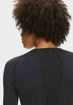 FALKE Funktions-Shirt, Hoher Merinowolle-Anteil, Uni, Für Damen 3000 BLACK 5 FALKE Funktions-Shirt, Hoher Merinowolle-Anteil, Uni, Für Damen 3000 BLACK -Sloggi Shop unnamed file 1074
