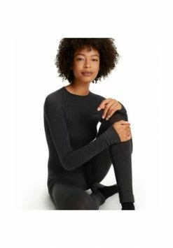 FALKE Funktions-Shirt, Hoher Merinowolle-Anteil, Uni, Für Damen 3000 BLACK 10 FALKE Funktions-Shirt, Hoher Merinowolle-Anteil, Uni, Für Damen 3000 BLACK -Sloggi Shop unnamed file 1079