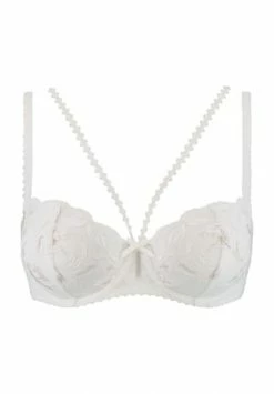Aubade Encre De Chine Balconette-Bh, Spitze, Verstellbar, Für Damen ETER OPAL WEISS