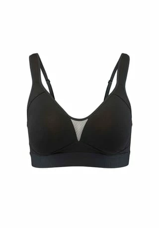 Nina Von C. Damen Wellness-BH Cotton Shape Schwarz 1 Nina Von C. Damen Wellness-BH Cotton Shape Schwarz