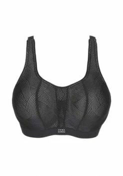 Prima Donna Damen Sport-BH, Gepaddet, Multiway Black