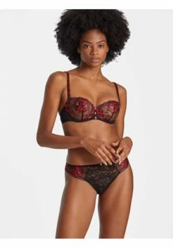 Aubade Ic Melodie DÉTÉ Balconette-BH, Spitze, Für Damen BCHE - BLACK CHERR -Sloggi Shop unnamed file 147