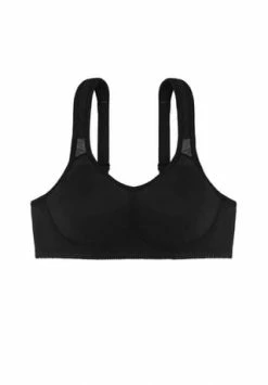 DORINA Damen Sport-BH, Unwattiert Black