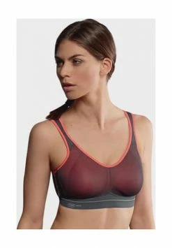 Anita® Air Control Sport-BH, Bügellos, Mesh, Für Damen Rot/ Grau
