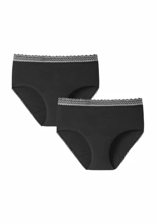 Panty "Secret Care", 2er-Pack, Menstruations-Unterhose, für Damen SCHIESSER Panty "Secret Care", 2er-Pack, Menstruations-Unterhose, Für Damen Schwarz -Sloggi Shop unnamed file 1569