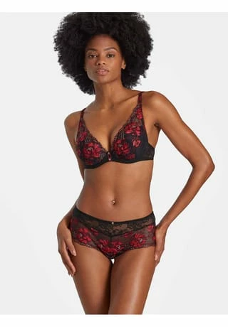 Aubade Damen Saint-Tropez-Slip Mélodie D'Étè Black Cherry 3 Aubade Damen Saint-Tropez-Slip Mélodie D'Étè Black Cherry – Bild 3