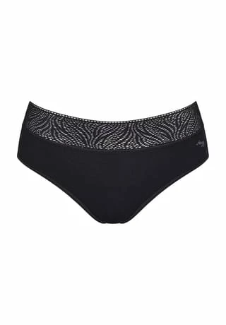 Sloggi Perioden-Hipster, Spitze, Für Damen BLACK 1 Sloggi Perioden-Hipster, Spitze, Für Damen BLACK