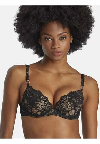 Aubade Damen Push-Up-BH Night Bird Black Queen 2 Aubade Damen Push-Up-BH Night Bird Black Queen – Bild 2