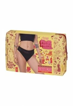 Sloggi Period Pants Perioden-Slip, 2er-Pack, Grafische Spitze, Für Damen BLACK -Sloggi Shop unnamed file 1609