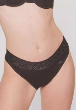 Sloggi Period Pants Perioden-Slip, 2er-Pack, Grafische Spitze, Für Damen BLACK -Sloggi Shop unnamed file 1612