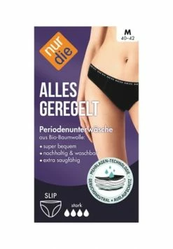 Nur Die Periodenunterwäsche Alles Geregelt Slip Stark Schwarz