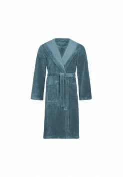 VOSSEN® Bademantel Unisex Kapuze Lynn Cosmos - 438 Blau