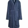 TAUBERT Damen Bademantel Mit Kapuze, 100cm Senses Navy