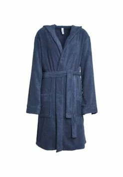 TAUBERT Damen Bademantel Mit Kapuze, 100cm Senses Navy