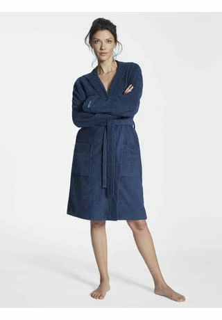 Damen Bademantel mit Kapuze, 100cm Senses TAUBERT Damen Bademantel Mit Kapuze, 100cm Senses Navy -Sloggi Shop unnamed file 1650