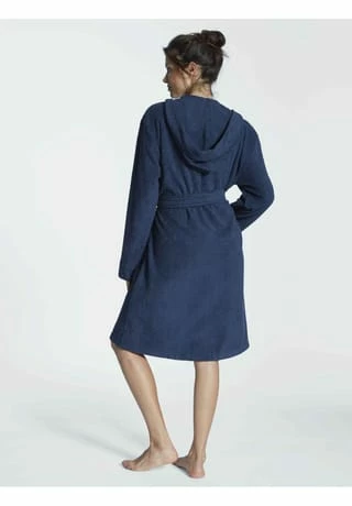 Damen Bademantel mit Kapuze, 100cm Senses TAUBERT Damen Bademantel Mit Kapuze, 100cm Senses Navy -Sloggi Shop unnamed file 1651