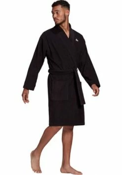 Adidas Bademantel, Logo-Details, Für Herren BLACK -Sloggi Shop unnamed file 1661