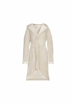 VOSSEN® VOSSEN® Damen Bademantel "Runa" Stone/ Ivory