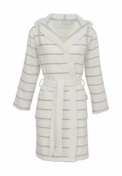 Carl Ross Bademantel, Kapuze, Bindegürtel, Für Damen 1015 OFFWHITE/ SILV