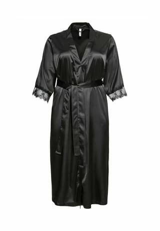 Morgenmantel Sheego Morgenmantel Schwarz -Sloggi Shop unnamed file 1730