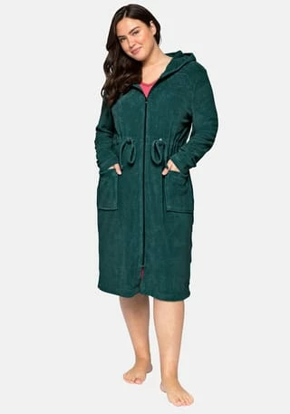 Bademantel Sheego Bademantel Tiefgrün -Sloggi Shop unnamed file 1736