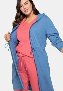 Sheego Morgenmantel Jeansblau 3 Sheego Morgenmantel Jeansblau -Sloggi Shop unnamed file 1746