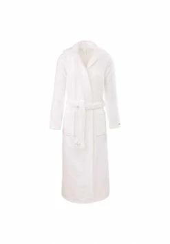 Damen Bademantel Mit Kapuze, Länge 130 Cm Taubert Spa White