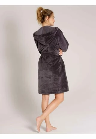 Damen Bademantel mit Kapuze, Länge 100cm Taubert Spa Damen Bademantel Mit Kapuze, Länge 100cm Taubert Spa Anthra -Sloggi Shop unnamed file 1763