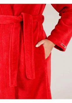 Damen Bademantel Mit Kapuze, Länge 100cm Taubert Spa Rosso -Sloggi Shop unnamed file 1776