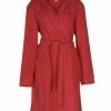 TAUBERT Frottee Bademantel Mit Kapuze - 100 Cm Lang Senses Rot