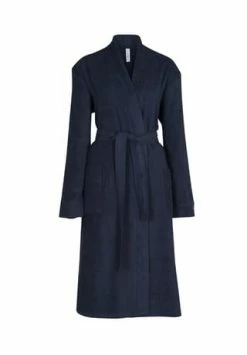 TAUBERT Frottee Bademantel Kimono - 120 Cm Lang Senses Navy