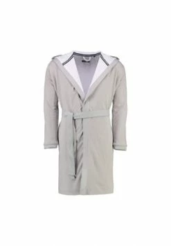 Marc O'Polo Home Bademantel Unisex Kapuze Fima Grey Grau