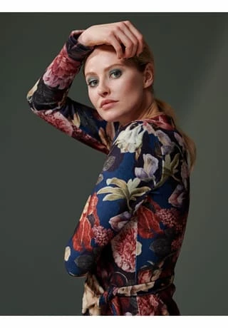 Morgenmantel Vera Claire ESSENZA Morgenmantel Vera Claire Indigo Blue -Sloggi Shop unnamed file 1892