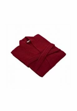 MÖVE Bademantel Unisex Kimono Homewear Ruby - 075 Rot