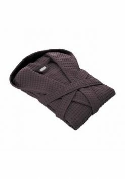 MÖVE Bademantel Unisex Kapuze Piquée Graphite - 842 Grau -Sloggi Shop unnamed file 1955