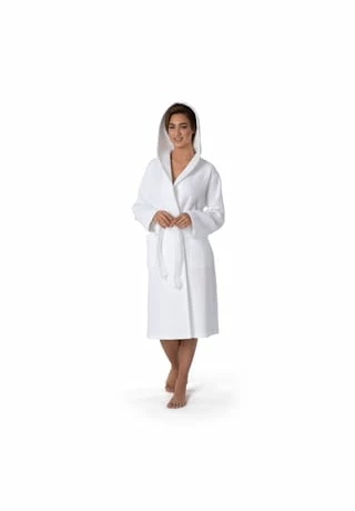 Bademantel unisex Kapuze Piquée snow - 001 MÖVE Bademantel Unisex Kapuze Piquée Snow - 001 Weiß -Sloggi Shop unnamed file 1966