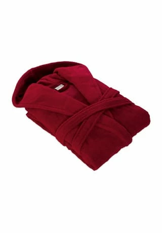 Bademantel unisex Kapuze Superwuschel ruby - 075 MÖVE Bademantel Unisex Kapuze Superwuschel Ruby - 075 Rot -Sloggi Shop unnamed file 1970