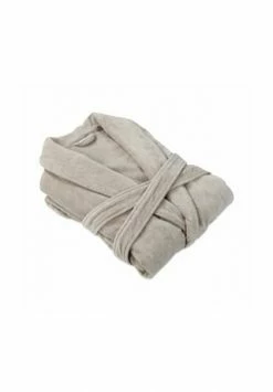 MÖVE Homewear Schalkragenmantel Silver Grey