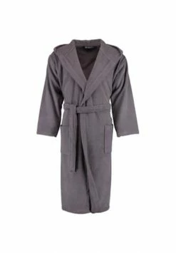 RHOMTUFT® Bademantel Unisex Kapuze Baronesse Zinn - 02 Grau -Sloggi Shop unnamed file 2017