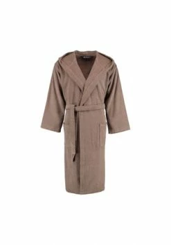 RHOMTUFT® Bademantel Unisex Kapuze Baronesse Taupe - 58 Braun