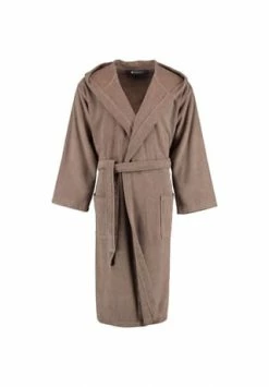 RHOMTUFT® Bademantel Unisex Kapuze Baronesse Taupe - 58 Braun -Sloggi Shop unnamed file 2029