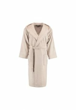 RHOMTUFT® Bademantel Unisex Kapuze Baronesse Stone - 320 Beige