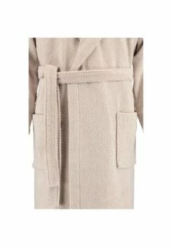 RHOMTUFT® Bademantel Unisex Kapuze Baronesse Stone - 320 Beige -Sloggi Shop unnamed file 2038