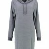 Cawö Hoodies Damen Kapuze Homewear Hoodie 818 Anthrazit - 77 Grau