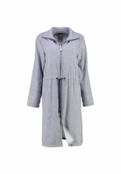 Cawö Bademantel Damen Reißverschluss Denim 5306 Blau - 16 Blau -Sloggi Shop unnamed file 2081